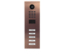 DoorBird D2105V IP Video Door Station, 5 Call Button in Bronze
