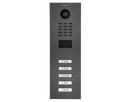 DoorBird D2105V IP Video Door Station, 5 Call Button in DB 703 Stainless Steel