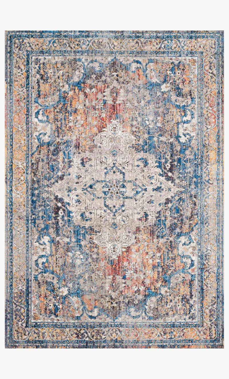 Loloi II Dante Collection - Transitional Power Loomed Rug in Multi & Stone (DN-04)