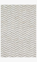 Loloi Dorado Collection - Contemporary Hand Stitched Rug in Grey & Ivory (DB-01)