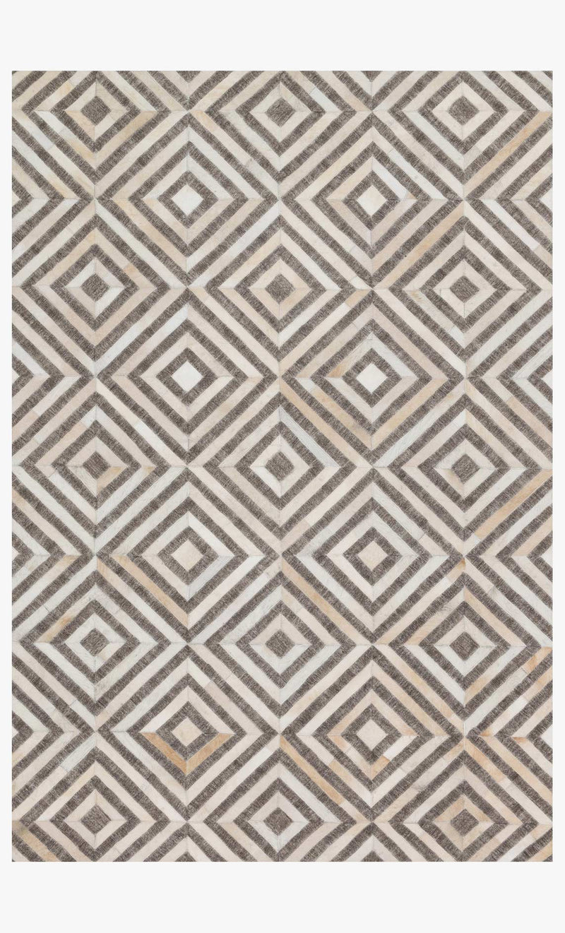 Loloi Dorado Collection - Contemporary Hand Stitched Rug in Taupe & Sand (DB-03)