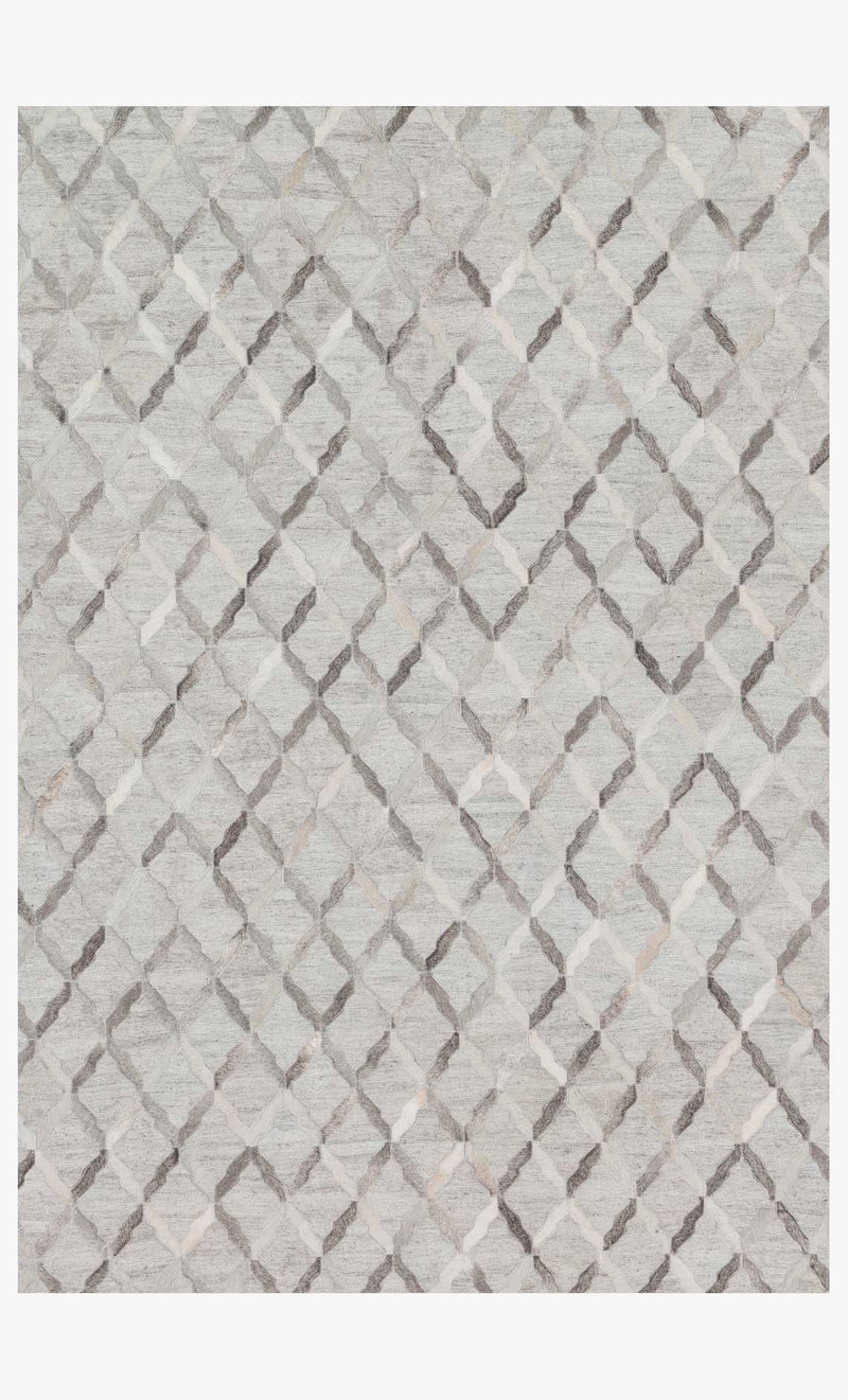 Loloi Dorado Collection - Contemporary Hand Stitched Rug in Grey & Grey (DB-04)