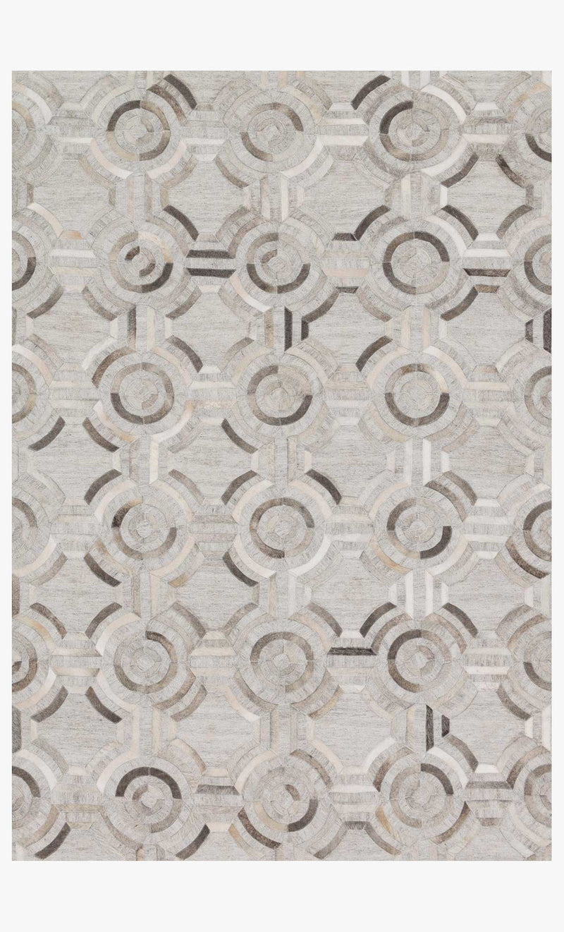 Loloi Dorado Collection - Contemporary Hand Stitched Rug in Grey & Grey (DB-05)