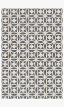 Loloi Dorado Collection - Contemporary Hand Stitched Rug in Graphite & Ivory (DB-06)