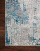 Loloi II Drift Collection - Contemporary Power Loomed Rug in Pebble & Ocean (DRI-01)