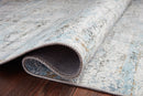 Loloi II Drift Collection - Contemporary Power Loomed Rug in Ivory & Sky (DRI-03)