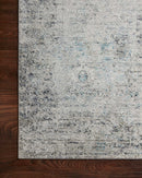 Loloi II Drift Collection - Contemporary Power Loomed Rug in Ivory & Silver (DRI-05)