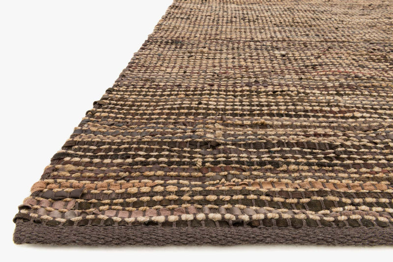 Loloi Edge Collection - Transitional Hand Woven Rug in Brown (ED-01)