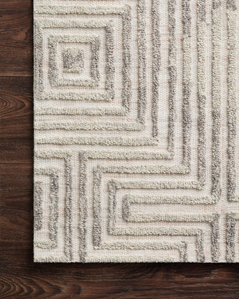 Loloi Ehren Collection - Contemporary Hand Tufted Rug in Grey & Silver (EHR-02)