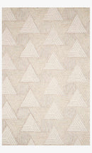 Loloi Ehren Collection - Contemporary Hand Tufted Rug in Oatmeal & Ivory (EHR-04)