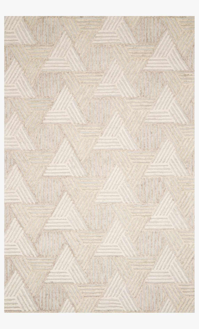 Loloi Ehren Collection - Contemporary Hand Tufted Rug in Oatmeal & Ivory (EHR-04)