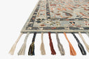 Loloi II Elka Collection - Transitional Hooked Rug in Sky (ELK-01)