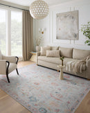 Loloi II Elysium Collection - Traditional Power Loomed Rug in Pebble (ELY-01)