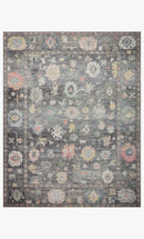 Loloi II Elysium Collection - Traditional Power Loomed Rug in Charcoal (ELY-03)
