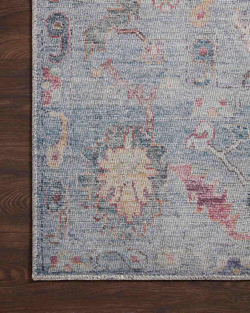 Loloi II Elysium Collection - Traditional Power Loomed Rug in Denim (ELY-04)