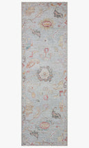 Loloi II Elysium Collection - Traditional Power Loomed Rug in Silver (ELY-04)