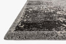 Loloi Emory Collection - Transitional Power Loomed Rug in Black & Ivory (EB-01)