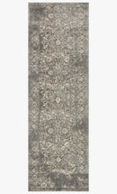 Loloi Emory Collection - Transitional Power Loomed Rug in Charcoal & Ivory (EB-01)
