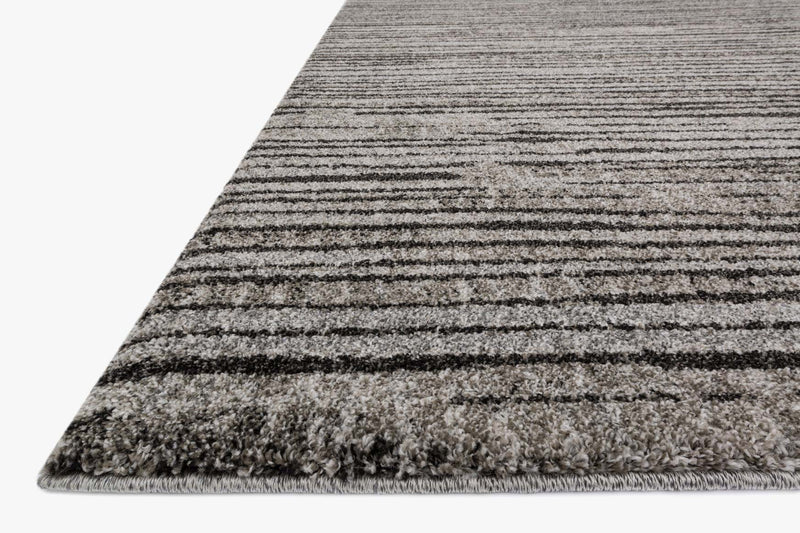 Loloi Emory Collection - Transitional Power Loomed Rug in Grey & Black (EB-02)