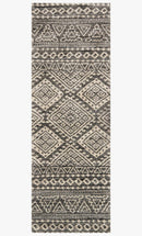 Loloi Emory Collection - Transitional Power Loomed Rug in Graphite & Ivory (EB-08)