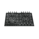 Empava 24-Inch Built-In Natural Gas Cooktops with 4 Burners in Black (EMPV-24GC28)