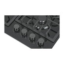 Empava 24-Inch Built-In Natural Gas Cooktops with 4 Burners in Black (EMPV-24GC28)