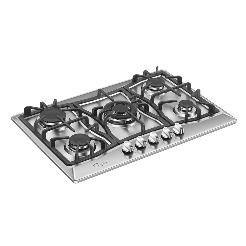 Empava 30-Inch Built-In Natural Gas Stove Cooktop in Stainless Steel (EMPV-30GC21)