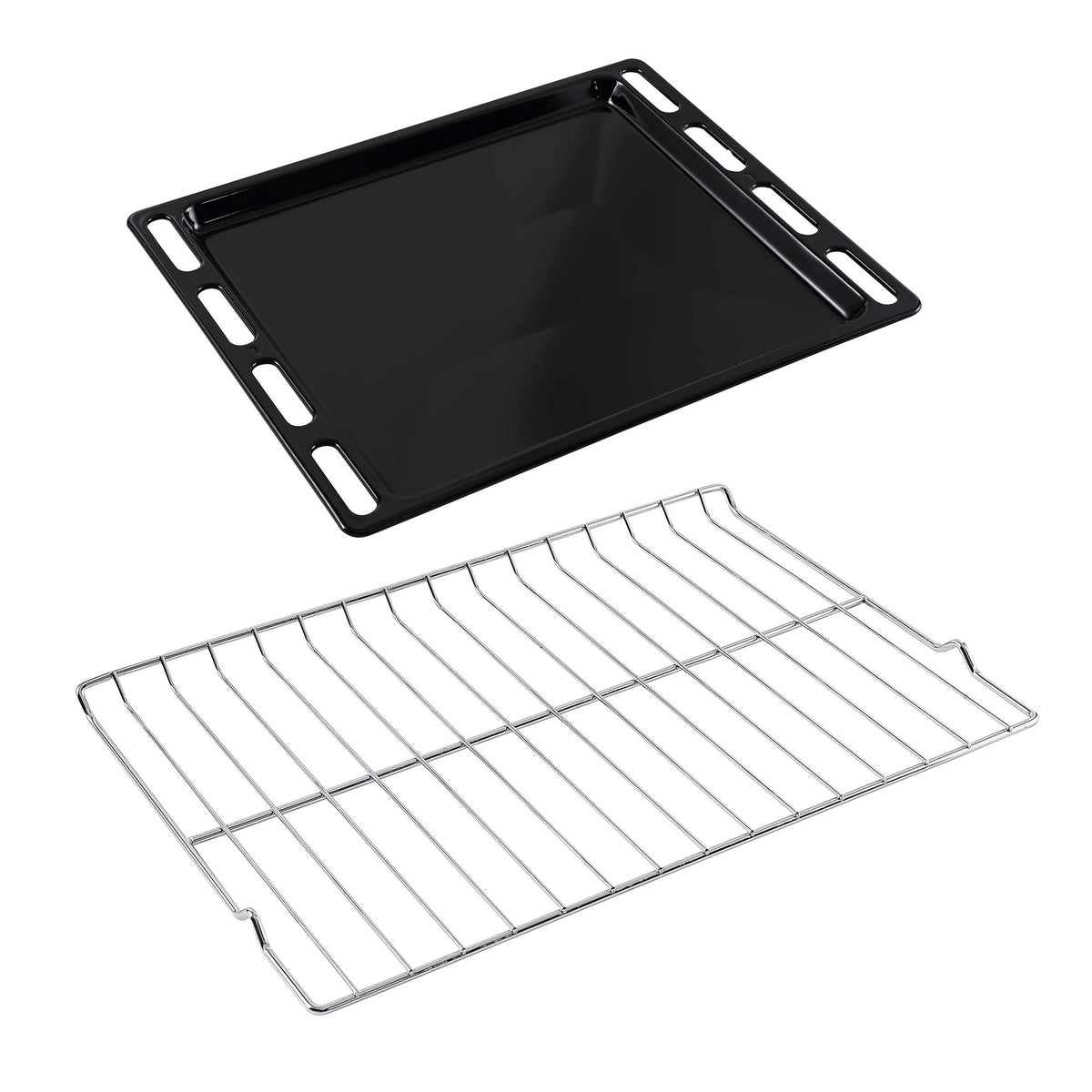 Oven baking tray and wire rack accessories for gas cooktop and oven