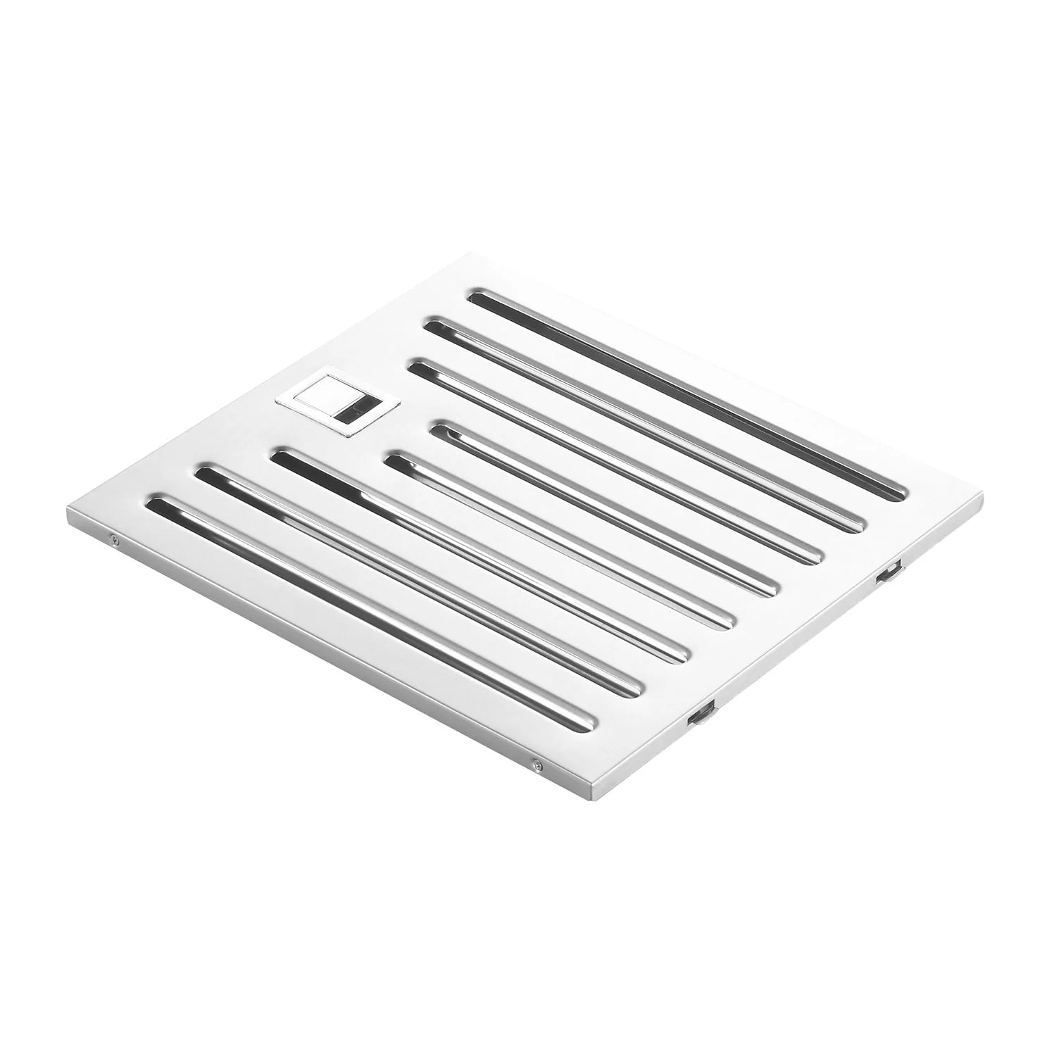 Empava stainless steel range hood vent cover with long slots and rectangular cutout