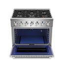 Empava 36-Inch Pro-Style Slide-In Single Oven Gas Range (EMPV-36GR08)