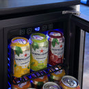 Empava 24-Inch Dual Zone Freestanding Built-In Wine Cooler and Beverage Fridge in Stainless Steel with Glass door (EMPV-BR03D)