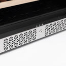 Empava 24-Inch 52 Bottles Single Zone Freestanding Built-In Wine Cooler in Stainless Steel with Glass Door (EMPV-WC03S)