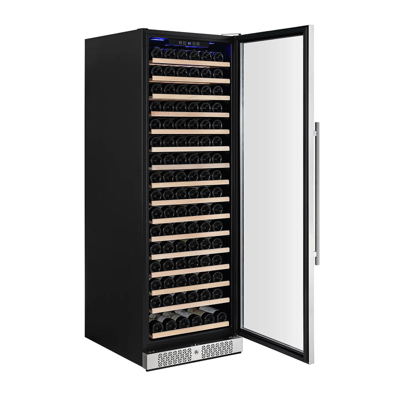 Empava 70-Inch Tall 171 Bottles Capacity Wine Cooler in Stainless Steel with Glass Door (EMPV-WC07S)