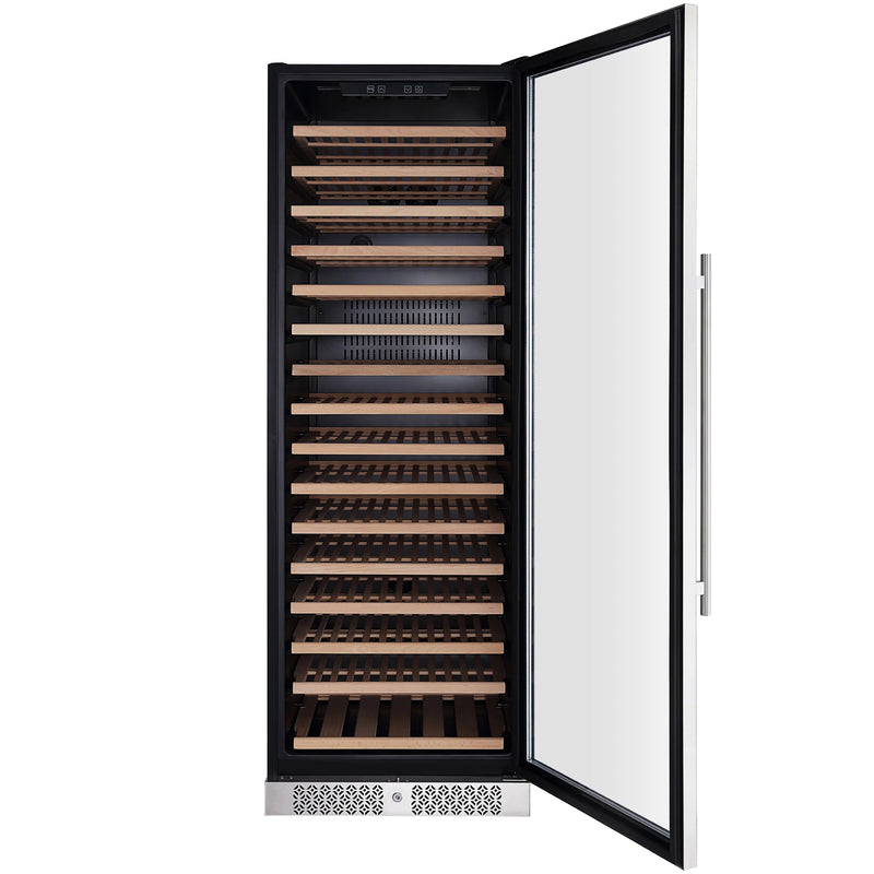 Empava 70-Inch Tall 171 Bottles Capacity Wine Cooler in Stainless Steel with Glass Door (EMPV-WC07S)