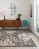 Loloi Enchant Collection - Transitional Power Loomed Rug in Smoke & Beige (EN-03)