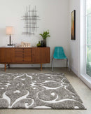 Loloi Enchant Collection - Transitional Power Loomed Rug in Smoke (EN-07)