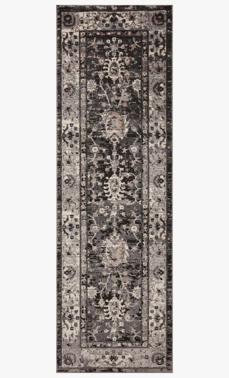Loloi II Estelle Collection - Transitional Power Loomed Rug in Charcoal & Grey (EST-02)