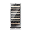 Empava 55-Inch Tall 127 Bottles Wine Cooler in Stainless Steel with Glass Door (EMPV-WC05S)