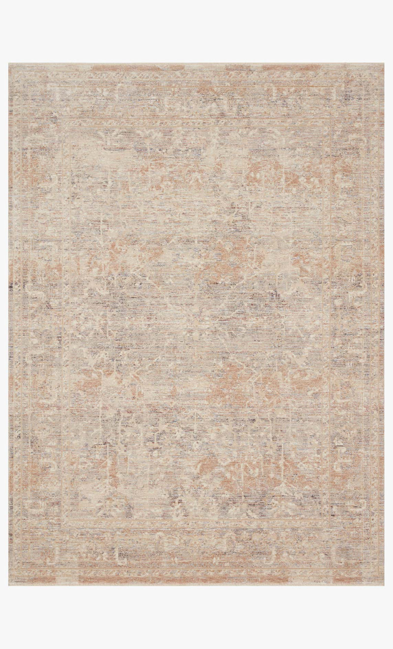 Loloi Faye Collection - Transitional Power Loomed Rug in Beige & Blue (FAY-05)
