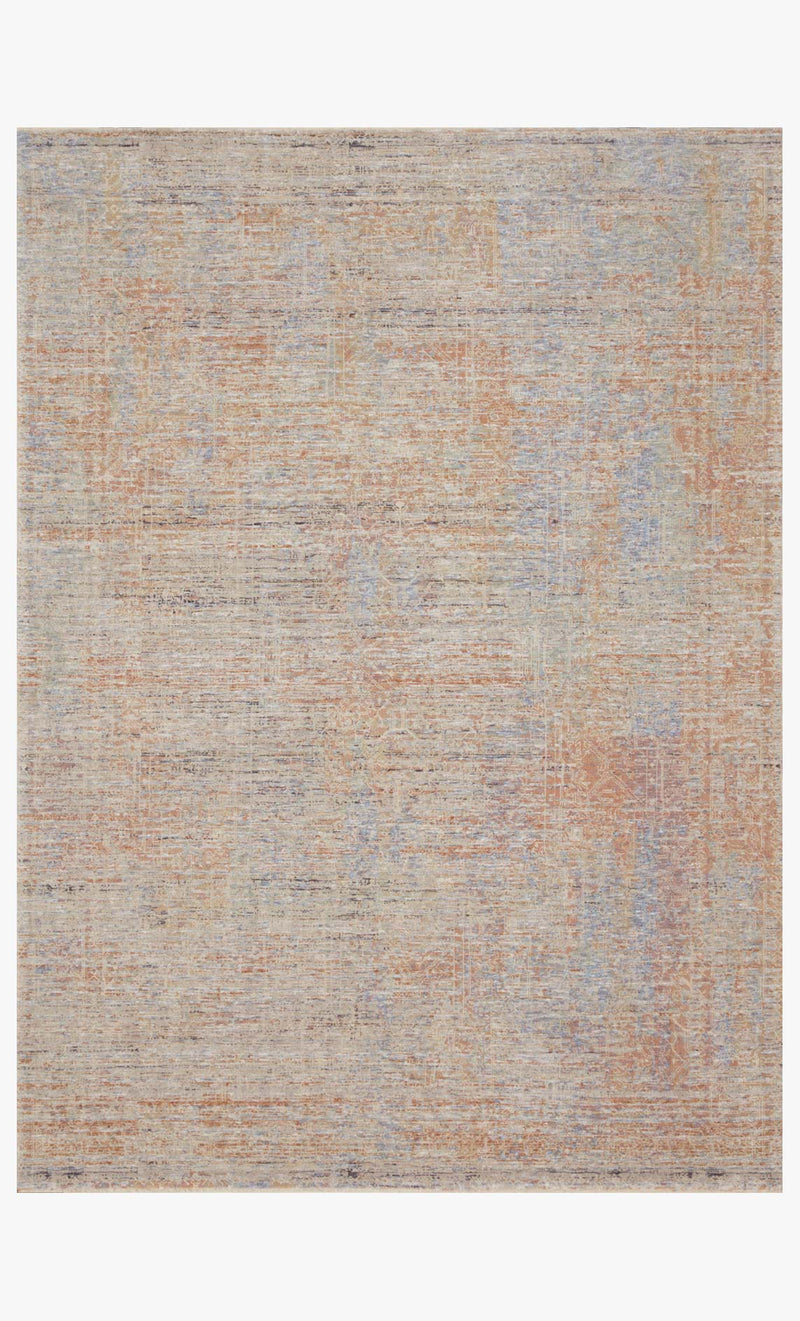 Loloi Faye Collection - Transitional Power Loomed Rug in Santa Fe & Blue (FAY-07)