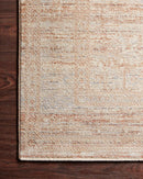 Loloi Faye Collection - Transitional Power Loomed Rug in Terracotta & Sky (FAY-08)