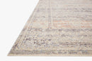 Loloi Faye Collection - Transitional Power Loomed Rug in Denim & Rust (FAY-09)