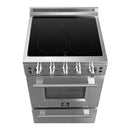 Forno Loiano 24-Inch Electric Range with 4 Burners in Stainless Steel (FFSEL6069-24)