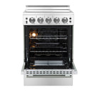 Forno Loiano 24-Inch Electric Range with 4 Burners in Stainless Steel (FFSEL6069-24)