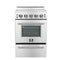 Forno Loiano 24-Inch Electric Range with 4 Burners in Stainless Steel (FFSEL6069-24)