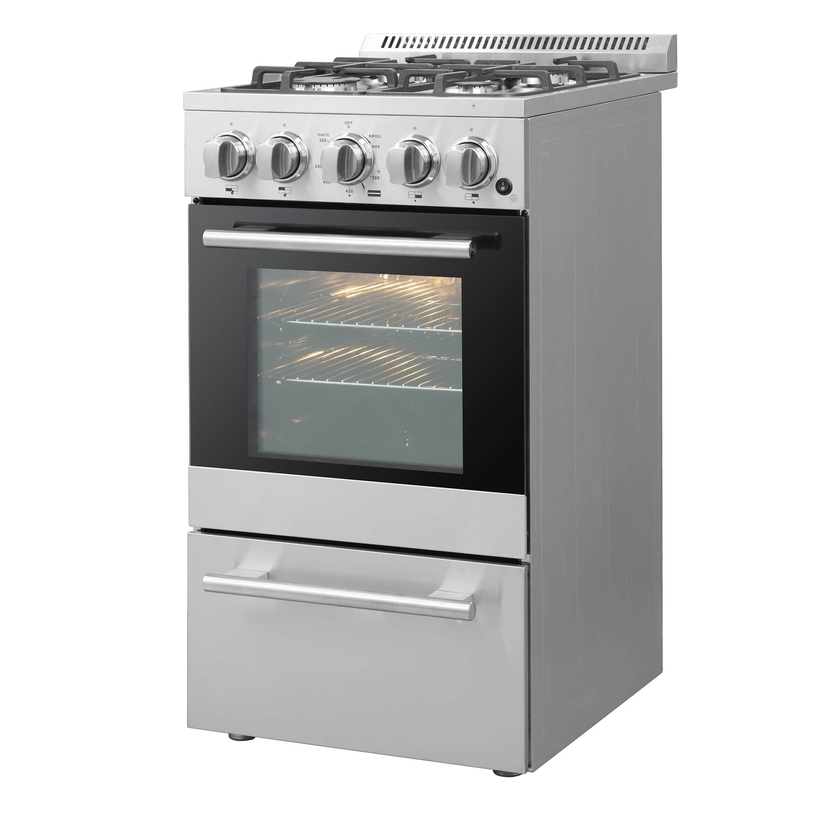 Forno 20" Gas Range w/ 4 Burners & 21.2K BTUs (FFSGS626520)