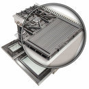 Forno 48" Alta Qualita Gas Range with Air Fryer, 8 Gas Burners, Gas Oven, Temperature Gauge, Griddle, in Stainless Steel (FFSGS6291-48)