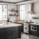 ZLINE Legacy Series Autograph Edition 24-inch Dual Fuel Range with Gas Stove and 2.8 Cu. Ft. Electric Oven in Stainless Steel with Gold Accents (RAZ-24-G)