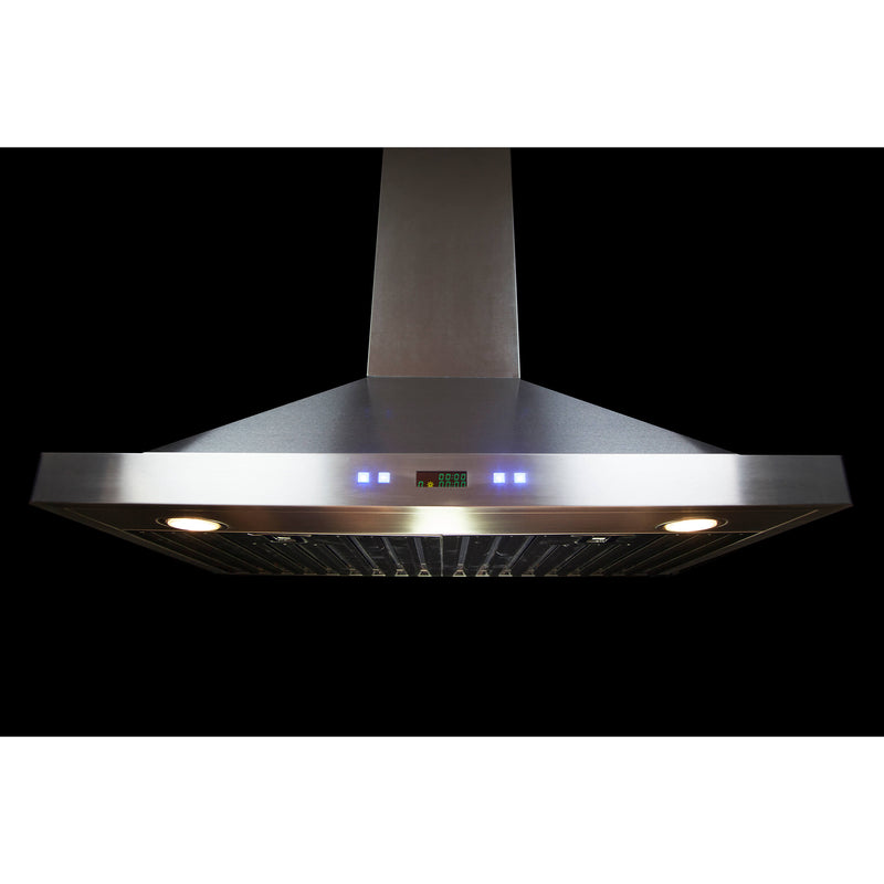 Forno 30-Inch Siena Wall Mount Range Hood in Stainless Steel with 450 CFM Motor (FRHWM5084-30)