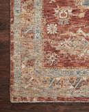 Loloi Gaia Collection - Transitional Power Loomed Rug in Gold & Brick (GAA-02)